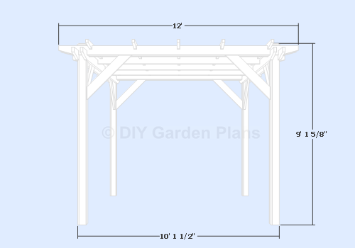 Pergola Plans - Measurements