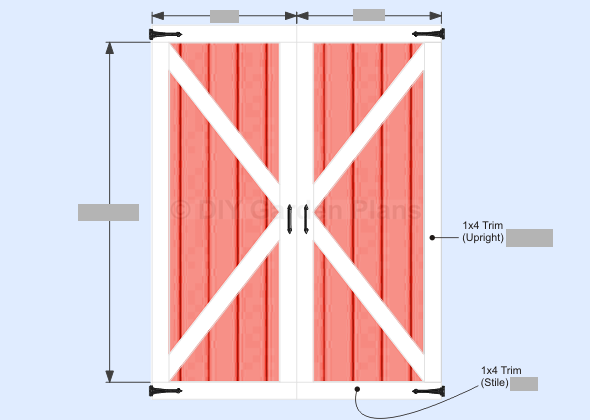 Double Barn Door Plans