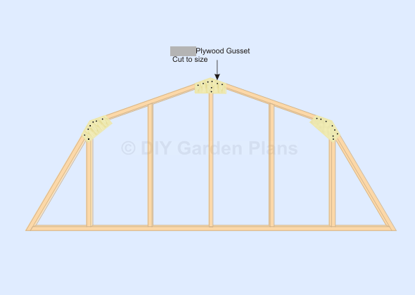 Gambrel Shed Truss http://diygardenplans.com/gambrel-shed-plans-with 