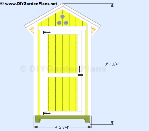 4-4x4-small-garden-shed-plans-front-view