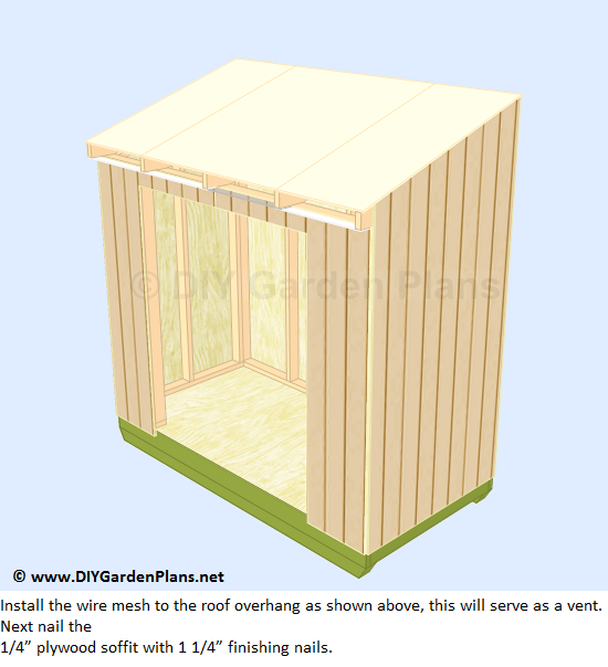 30-lean-to-shed-plans-soffit-installed