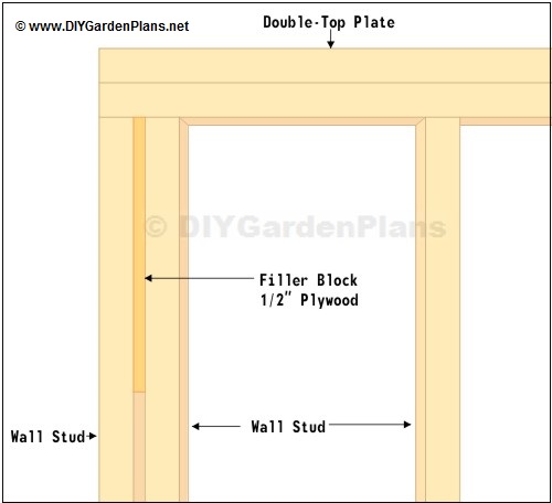12-saltbox-shed-plans-front-wall-frame-close-up