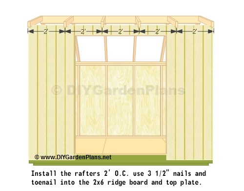 30-saltbox-shed-plans-rafters-installed