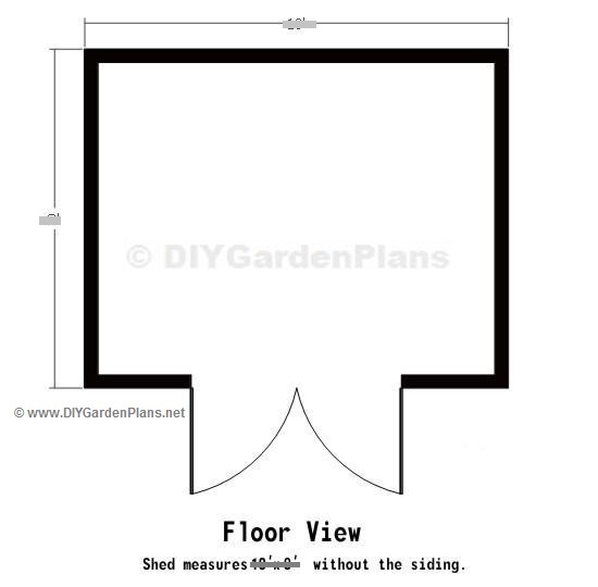5-salt-box-shed-plans-floor-view