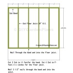 6' x 10' Storage Shed / Playhouse Saltbox Plans, Material List Included # 70610