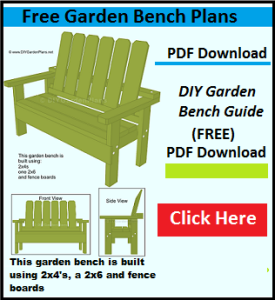 DIY garden bench plans